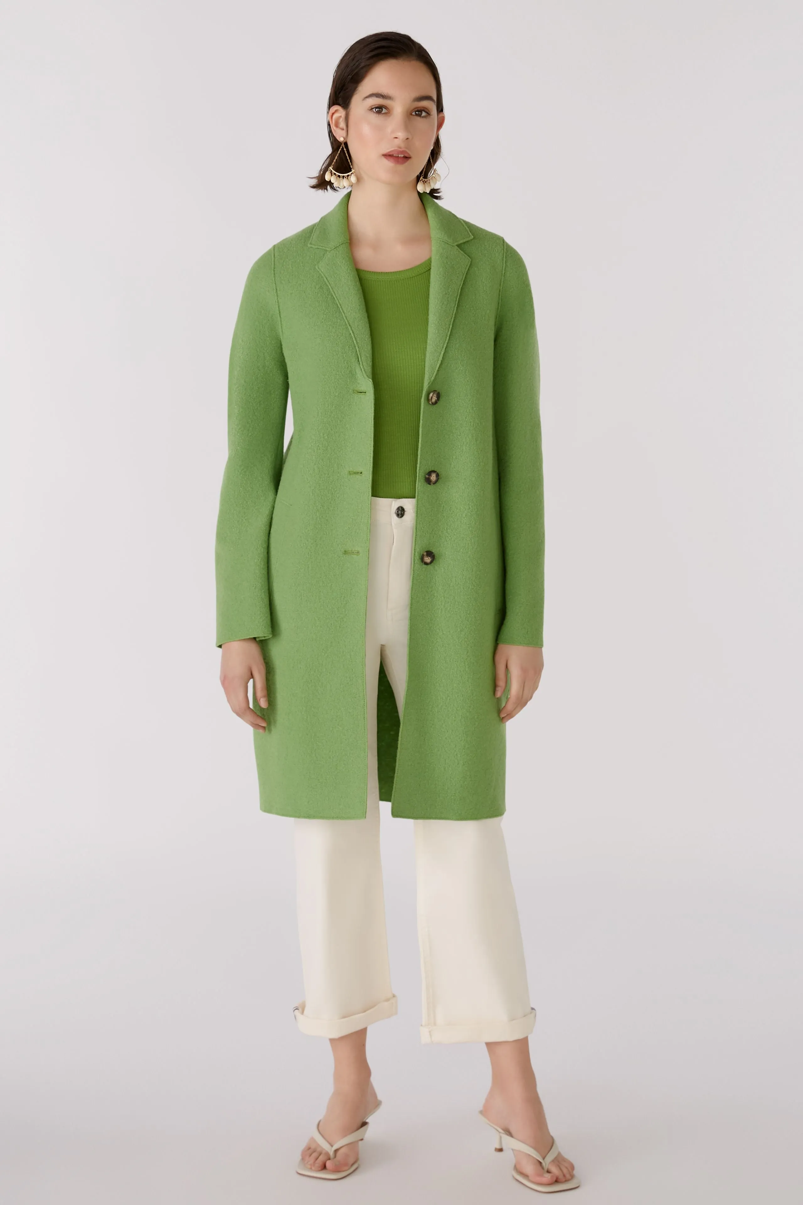 Mayson Coat in Pea Green