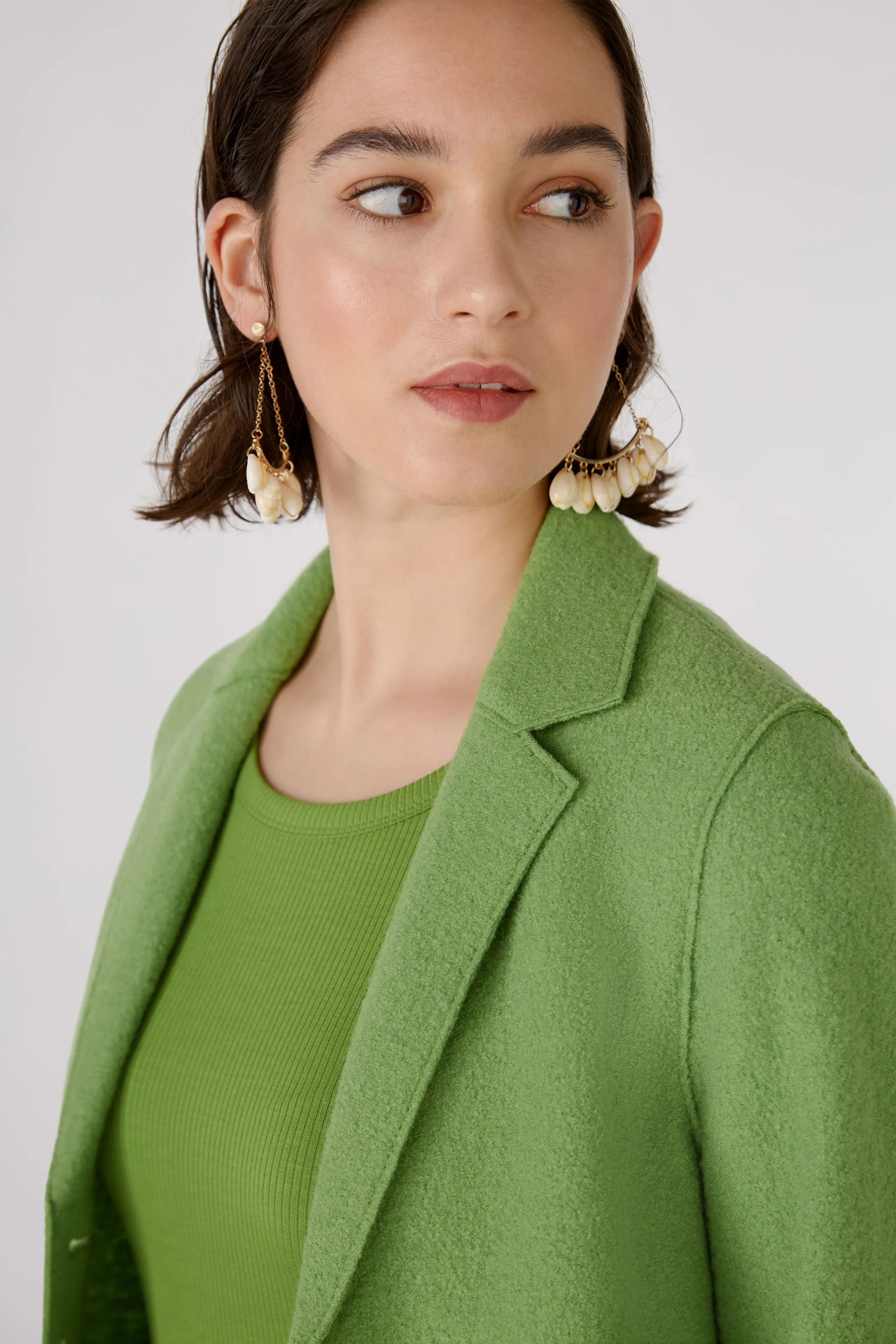 Mayson Coat in Pea Green