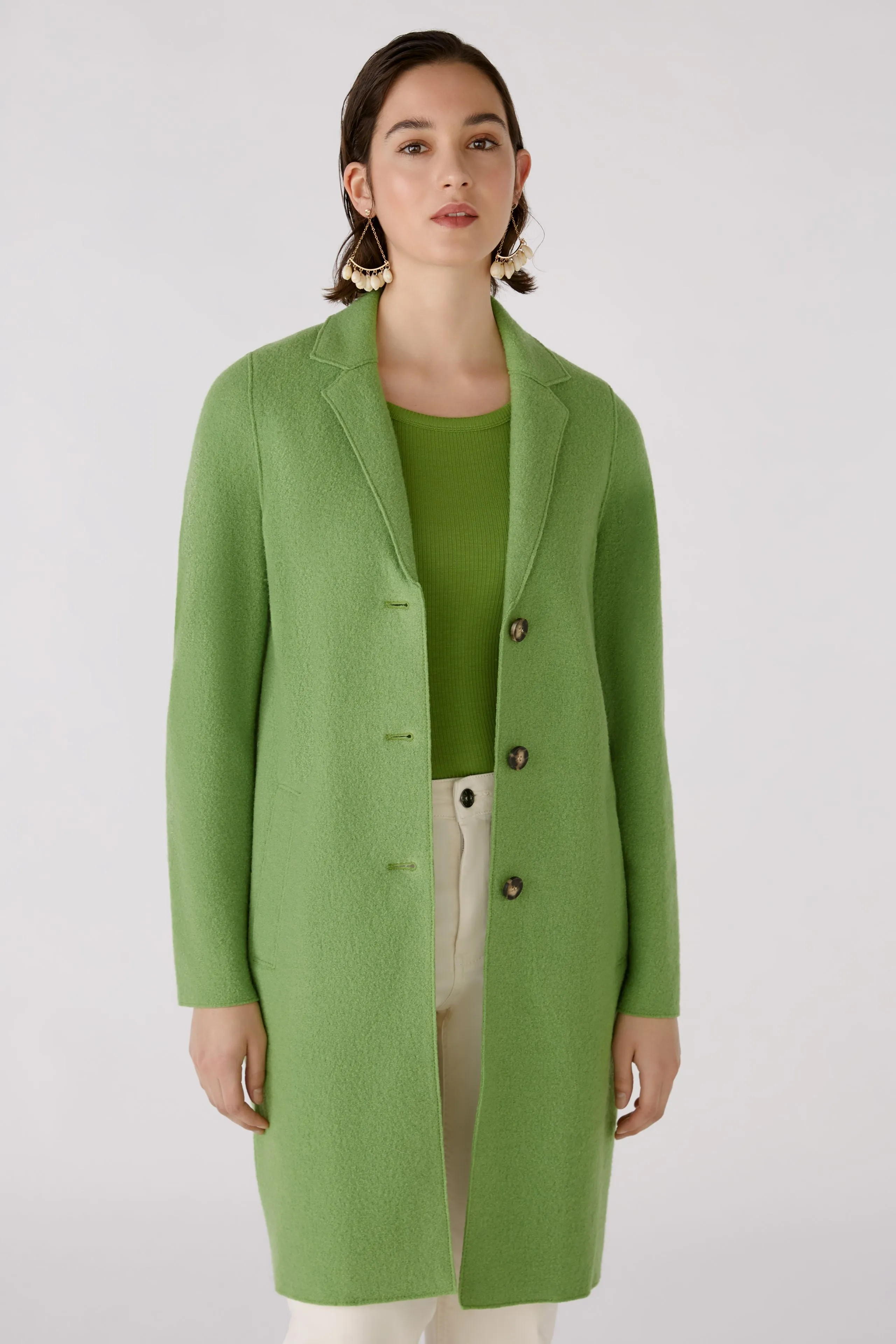 Mayson Coat in Pea Green