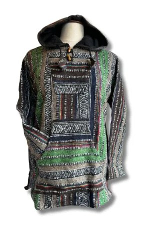 Nepali Brushed Cotton Baja Hooded Top