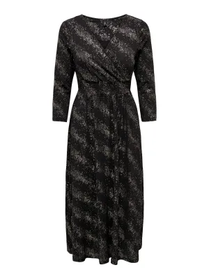 New Pella Foil Wrap Glitter Dress - Gold Dots