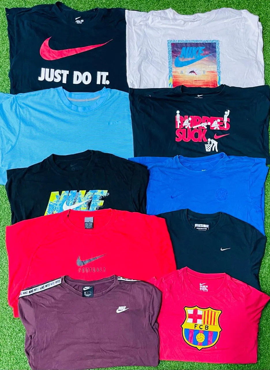 Nike Printed T-Shirts, 30 Pcs