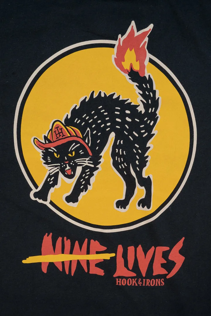 Nine Lives - Black Tee