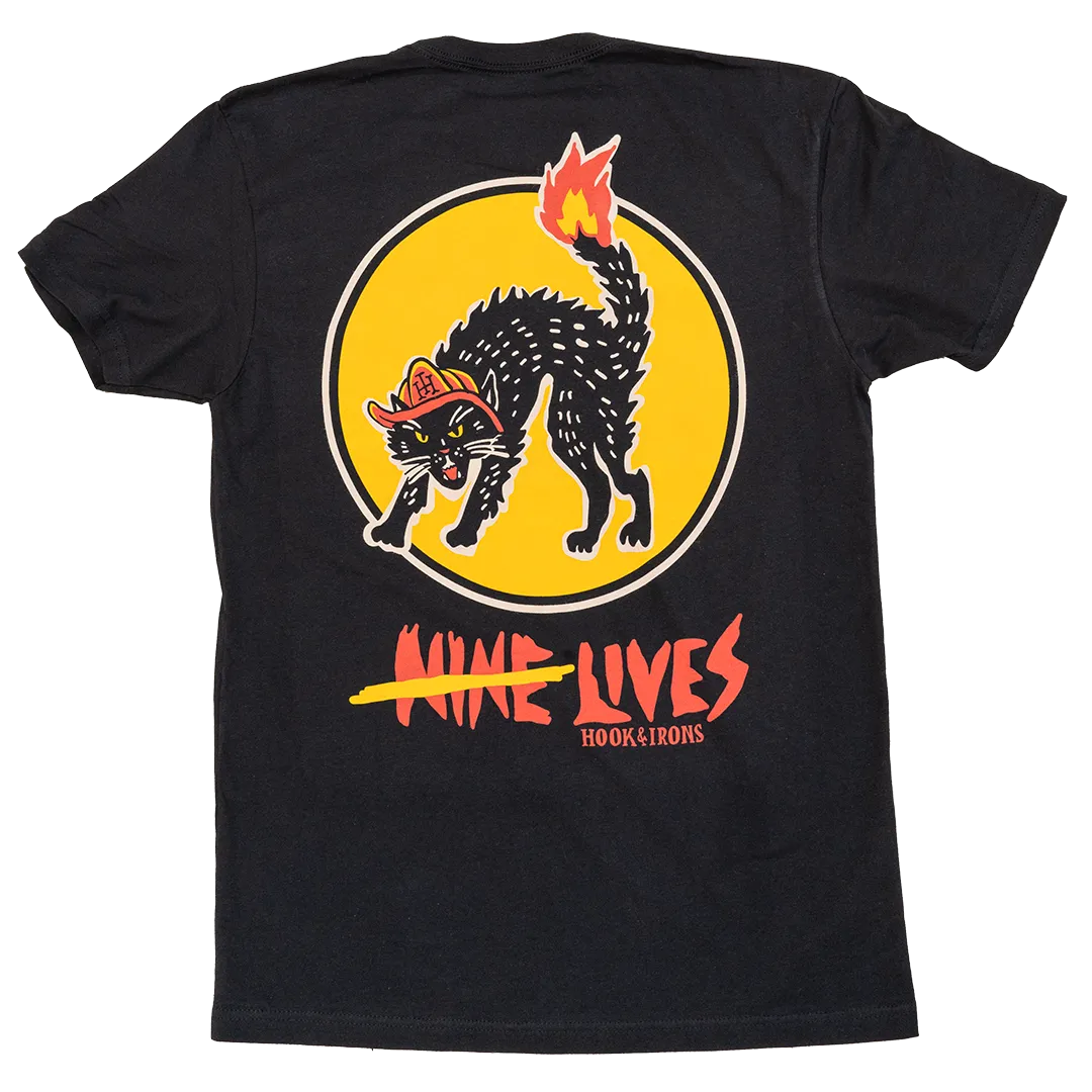 Nine Lives - Black Tee