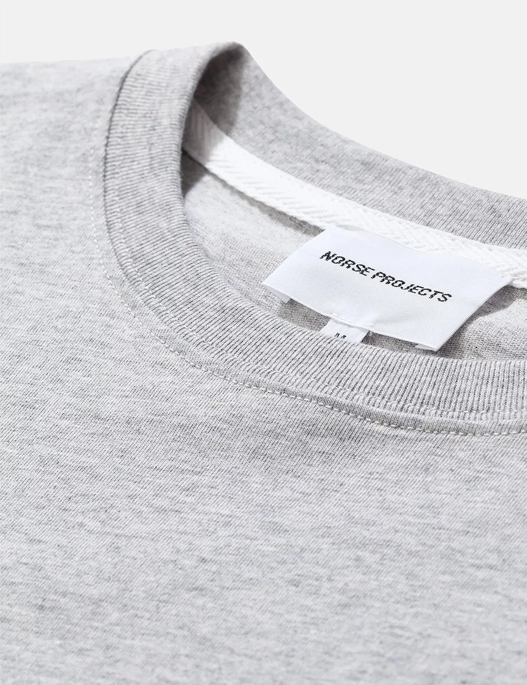 Norse Projects Logo T-Shirt - Light Grey Melange