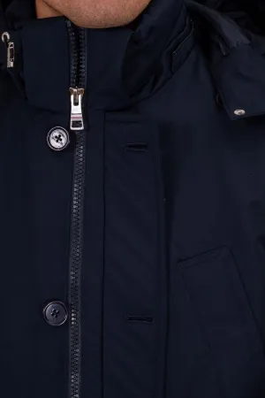 Parkas Parka matelassée avec capuche pour hommes Rockie - Bleu - Homme