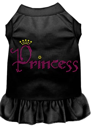 Princess Rhinestone Dress Black Xl (16)