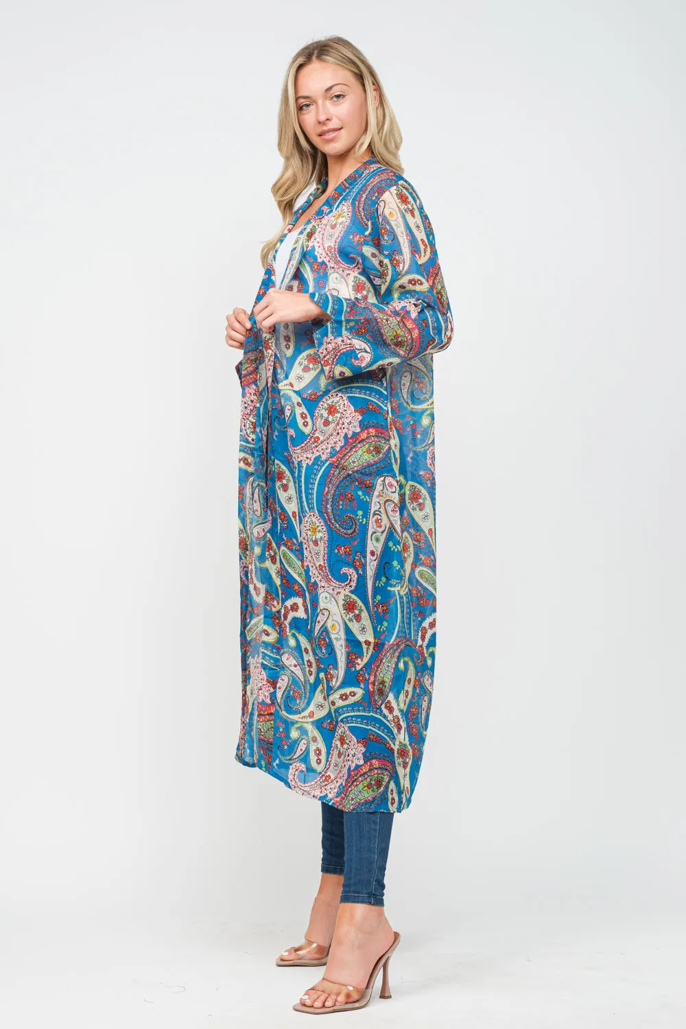 RAJ JUNE PRINTED KIMONO