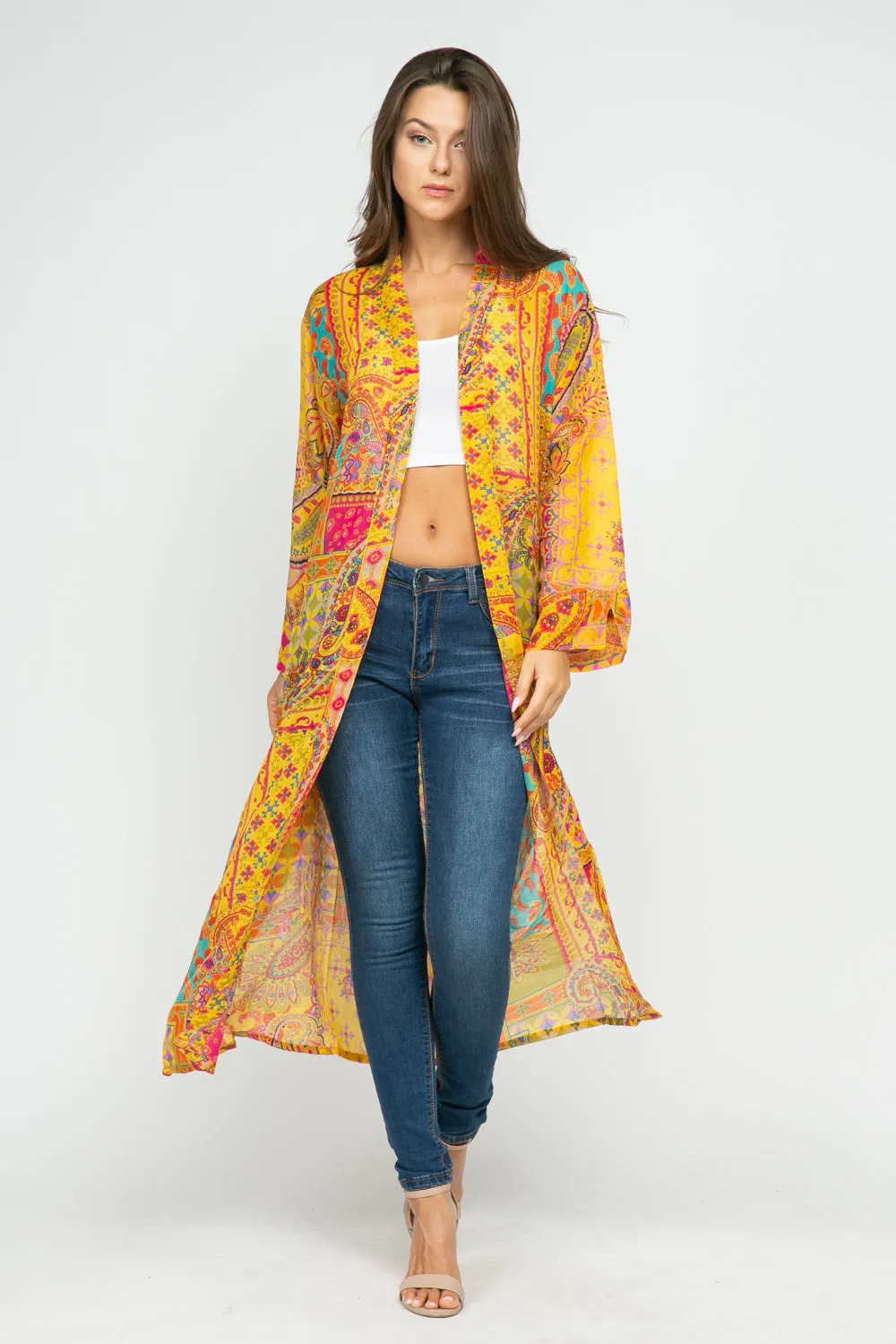 RAJ SERENA MOSAIC KIMONO