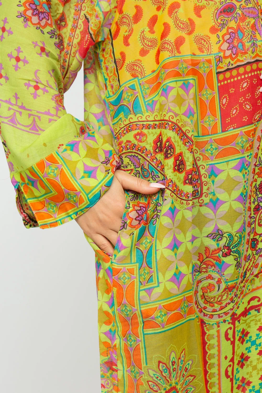 RAJ SERENA MOSAIC KIMONO