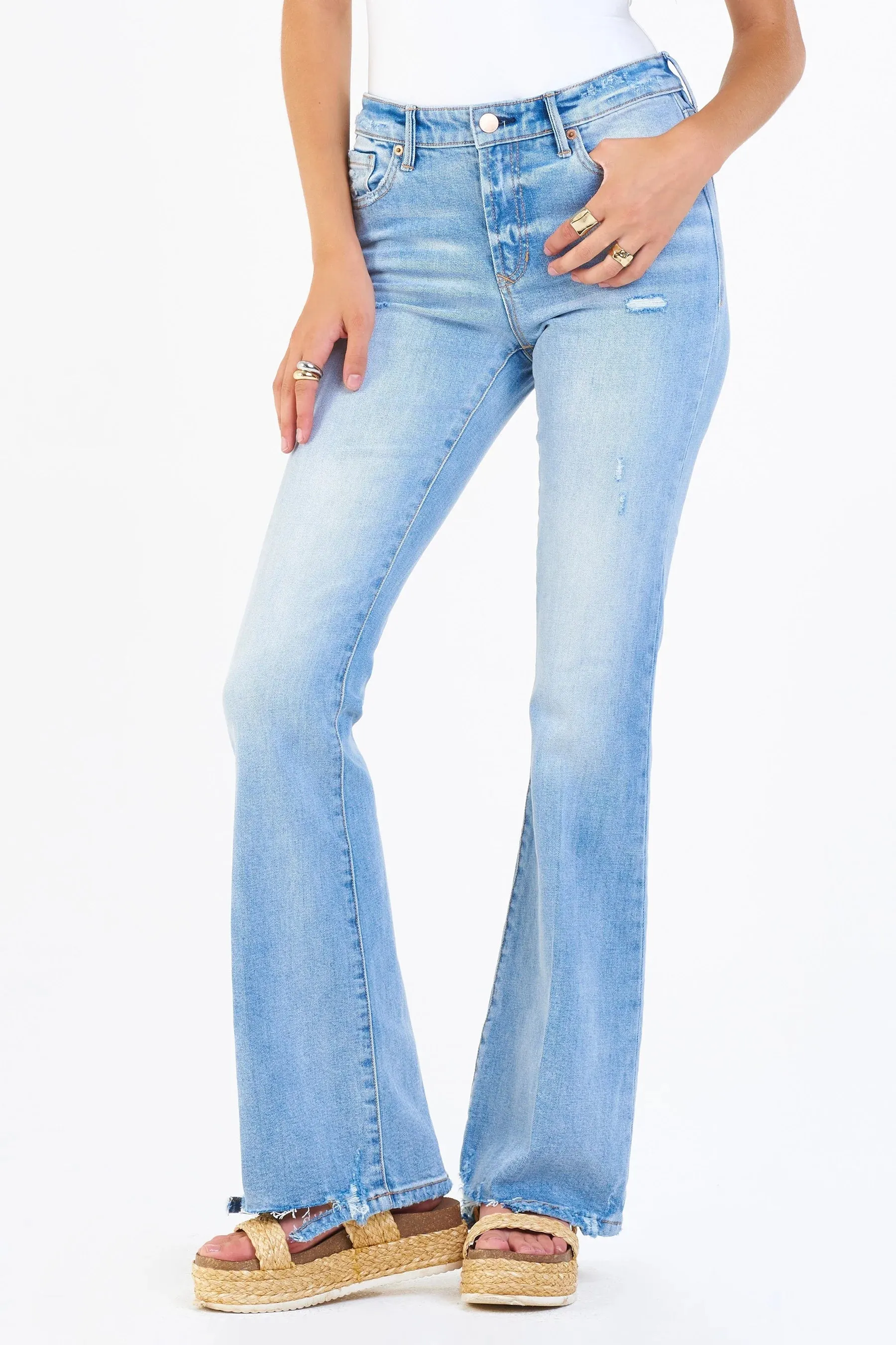 Rosa High Rise Flare Jeans - Otis [Dear John Denim]