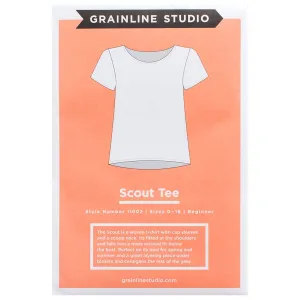 Scout Tee Pattern from Grainline Studio Sizes 0-18