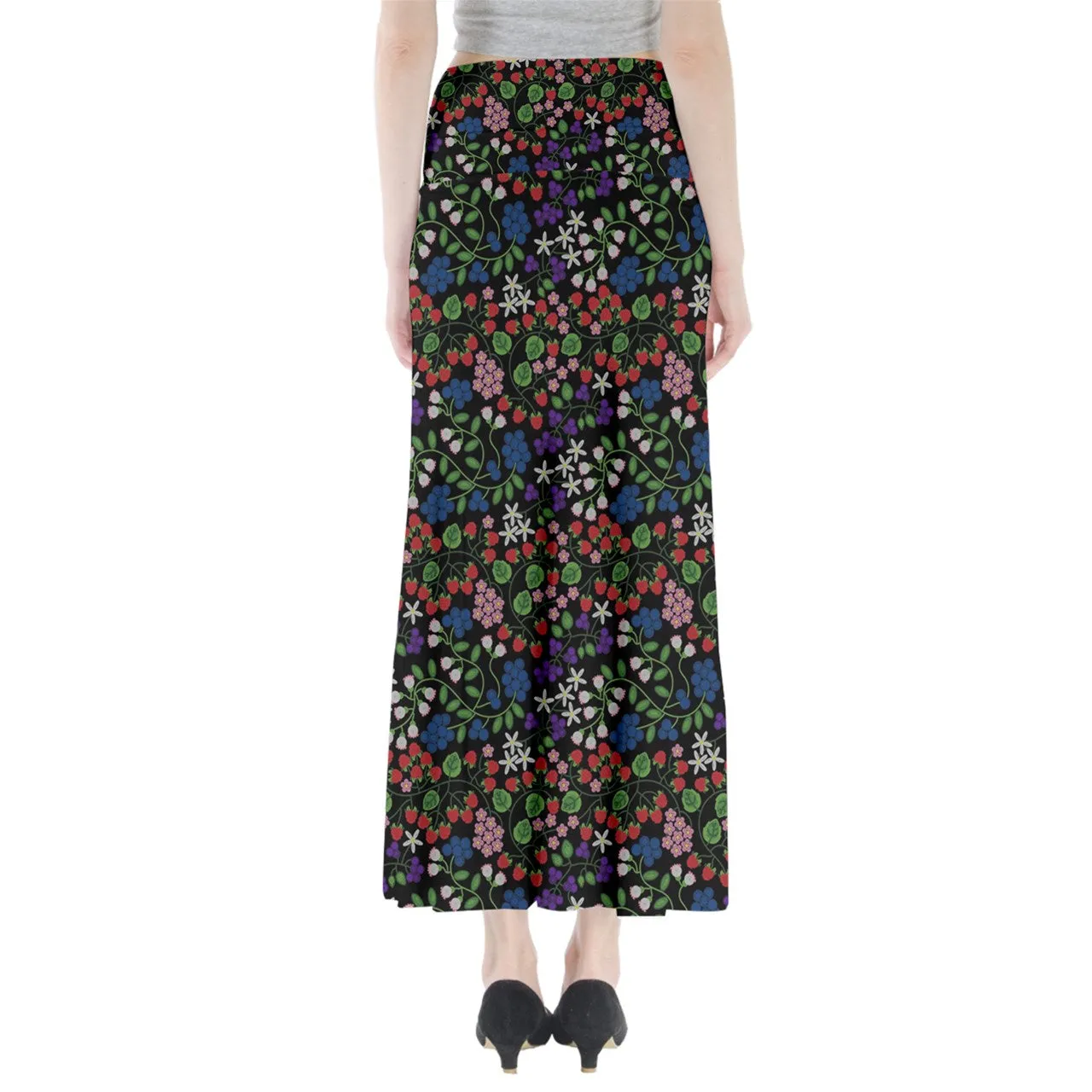 Takwakin Harvest Midnight Full Length Maxi Skirt