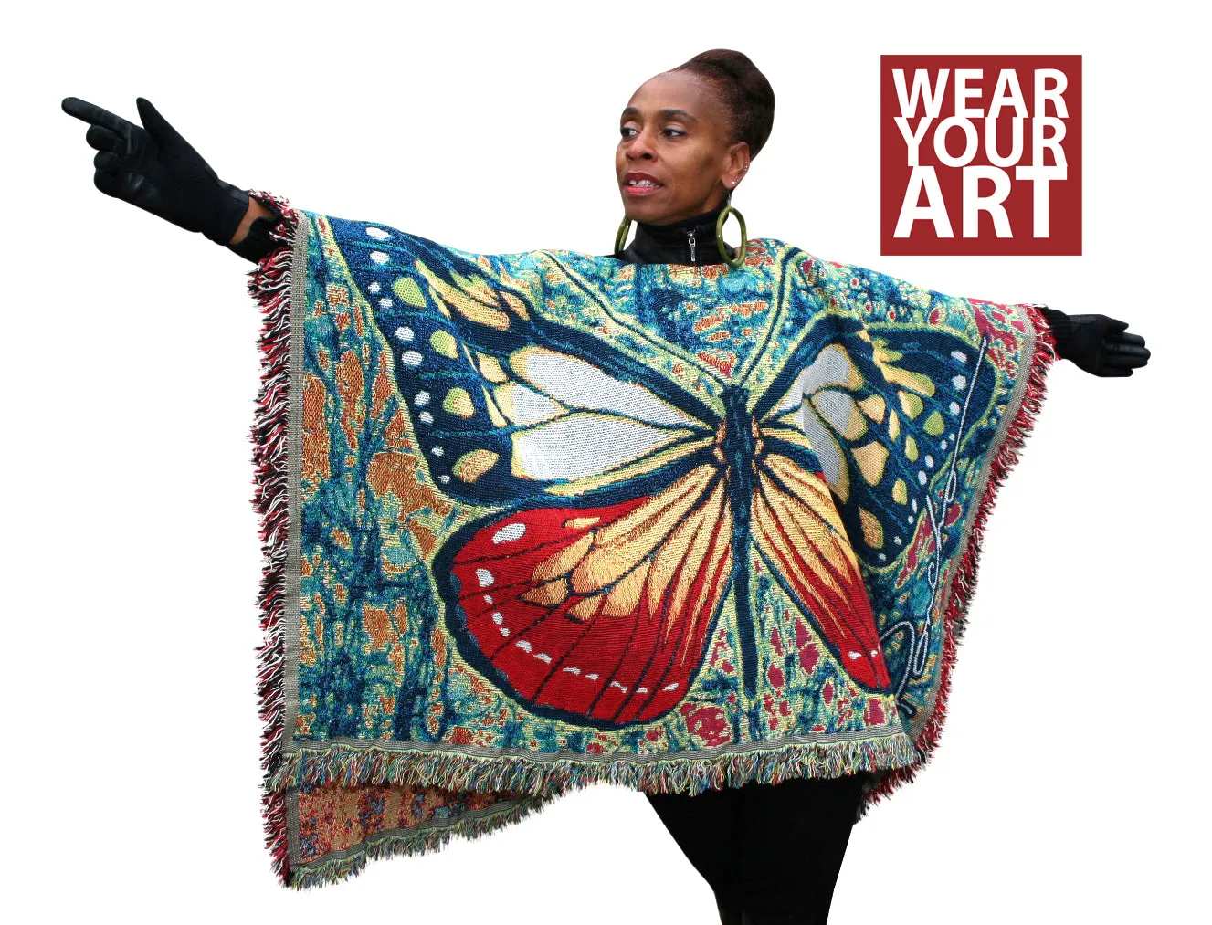 THE BUTTERFLY SERIES #1 PONCHO