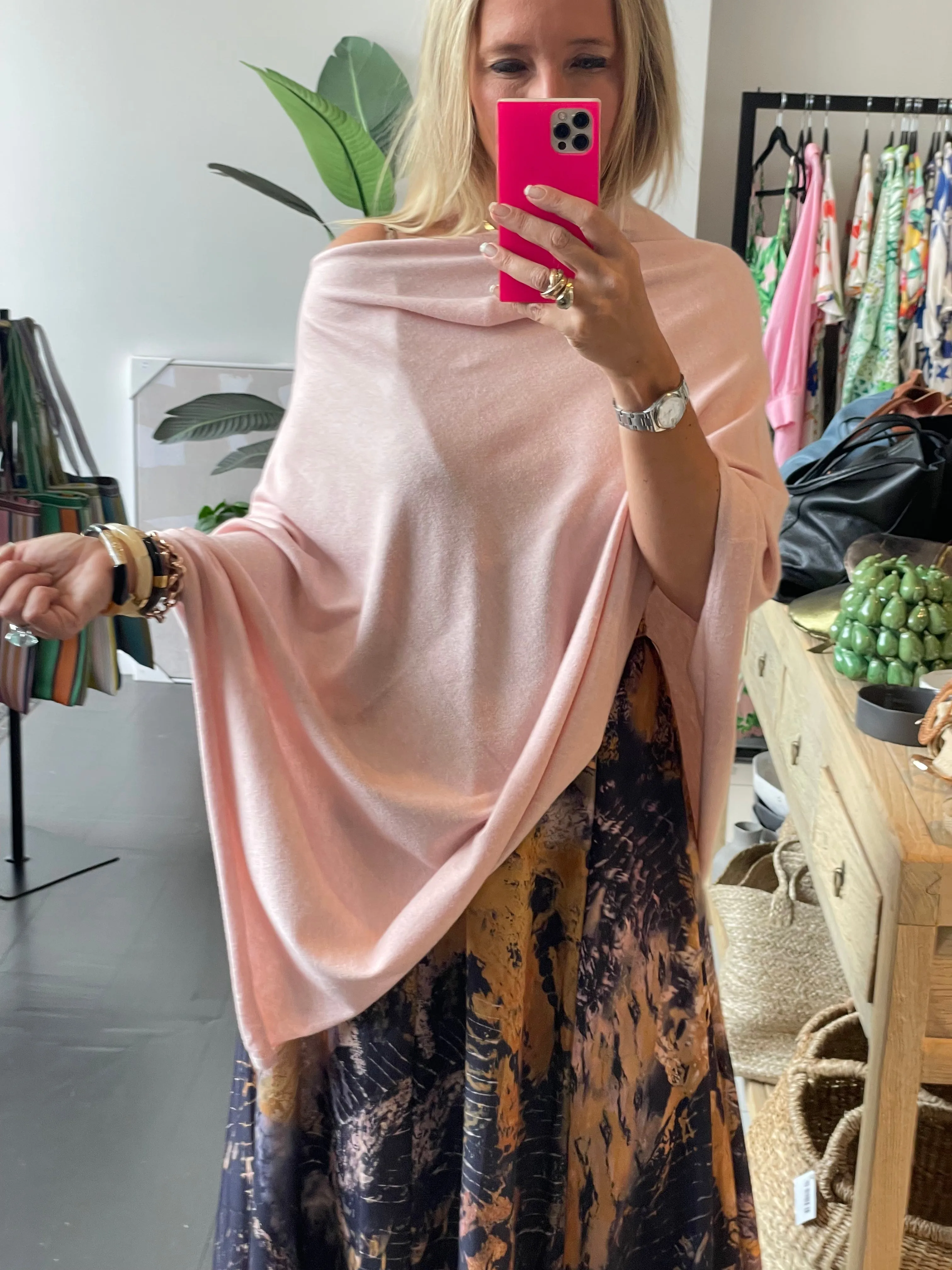 Travel Wrap Poncho- wool blend