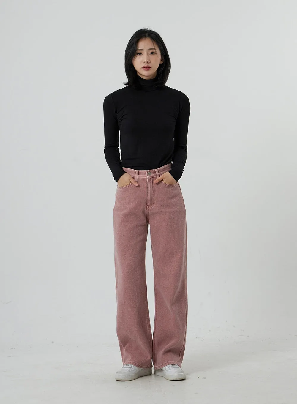 Wide Leg Color Pants OD12