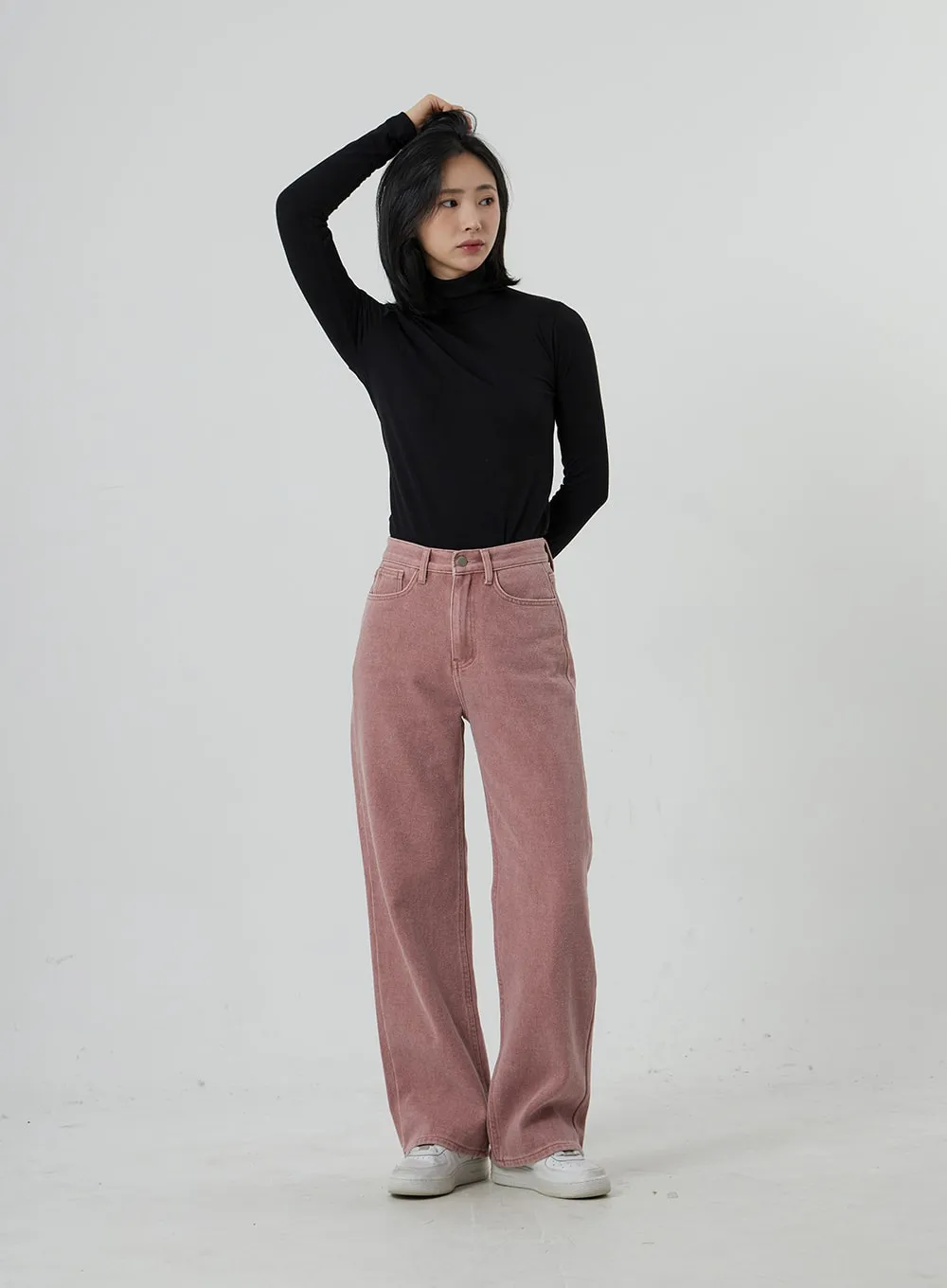 Wide Leg Color Pants OD12