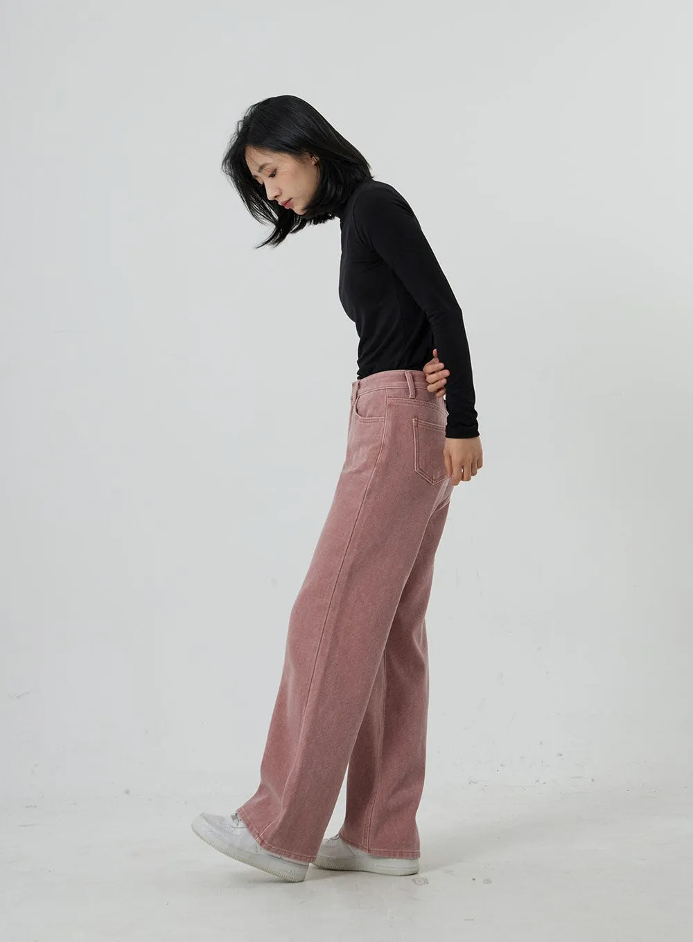 Wide Leg Color Pants OD12