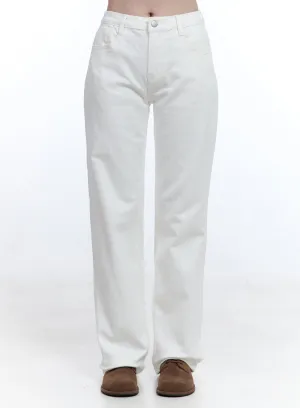 Wide-Leg Cotton Pants OO429