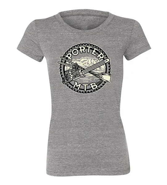 Women's Porter MTB Shirt (Heather Grey)